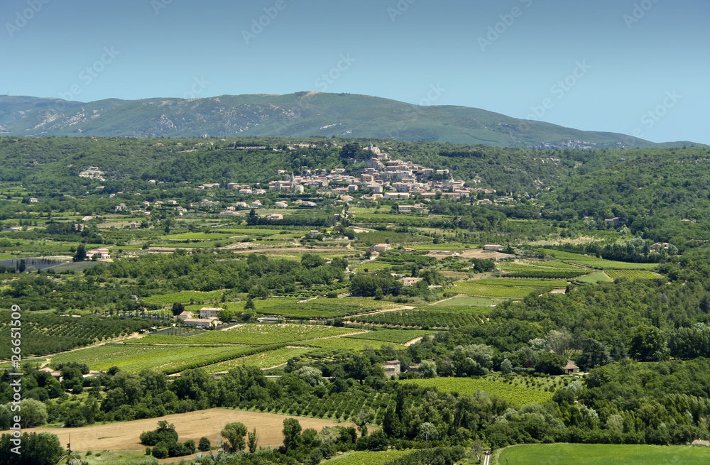 Fototapeta premium provence hill town france