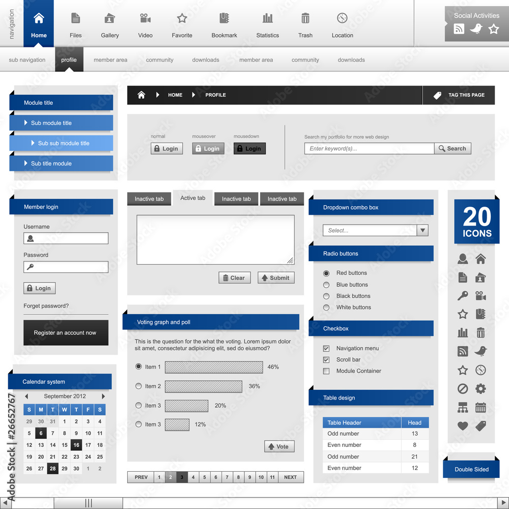 Web Design Element