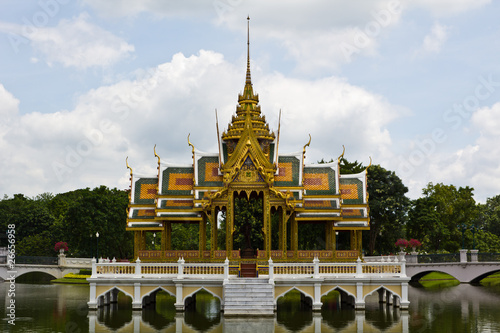 Bang Pa-In Palace Aisawan Thipya-Art Ayutthaya Thailand photo