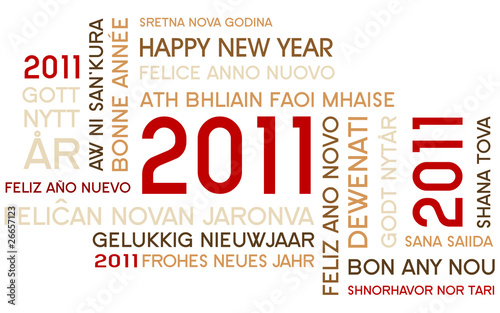 bonne année le monde !
