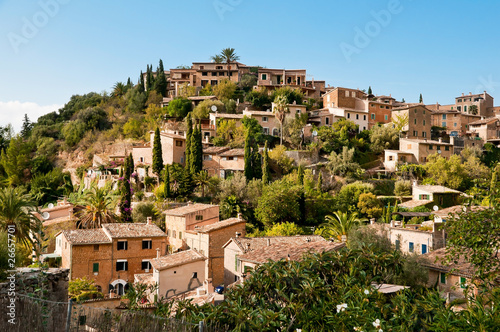 mediterranean village of Majorca island, Spain