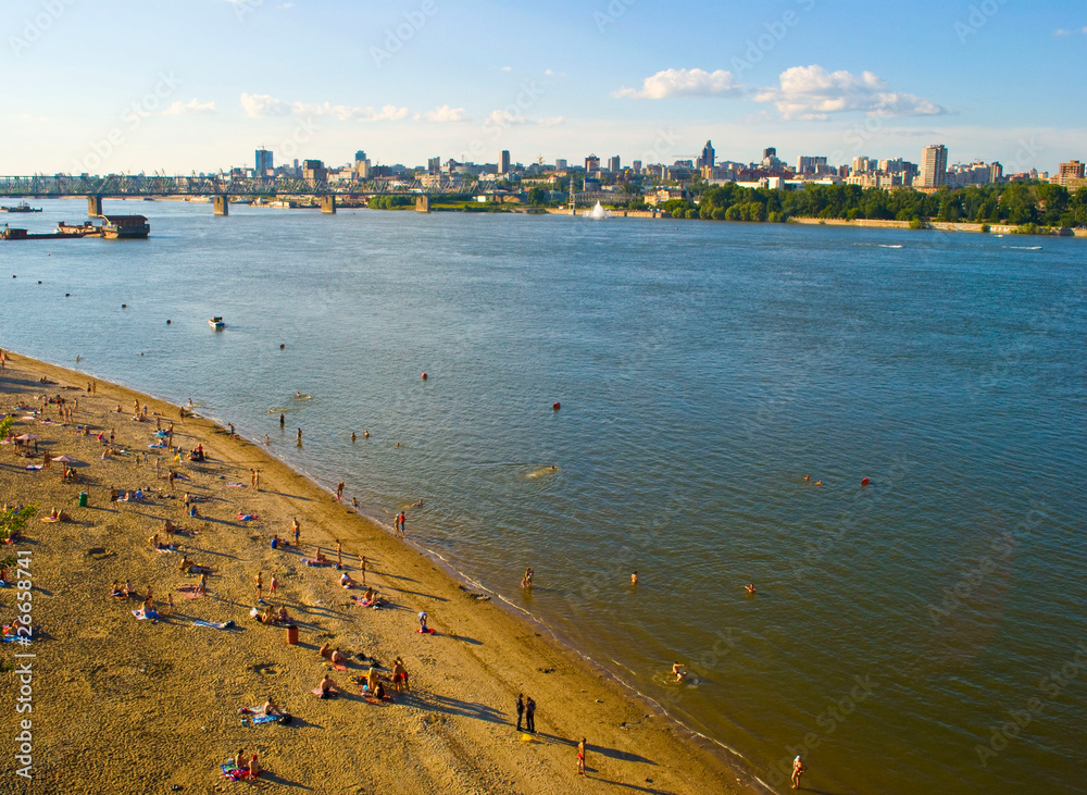 wide river