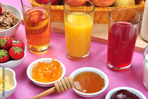 gedeckter Tisch zum Frühstück