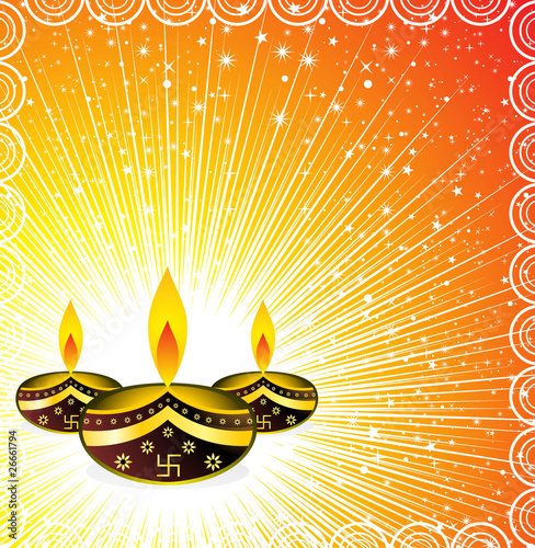 abstract deepawali background