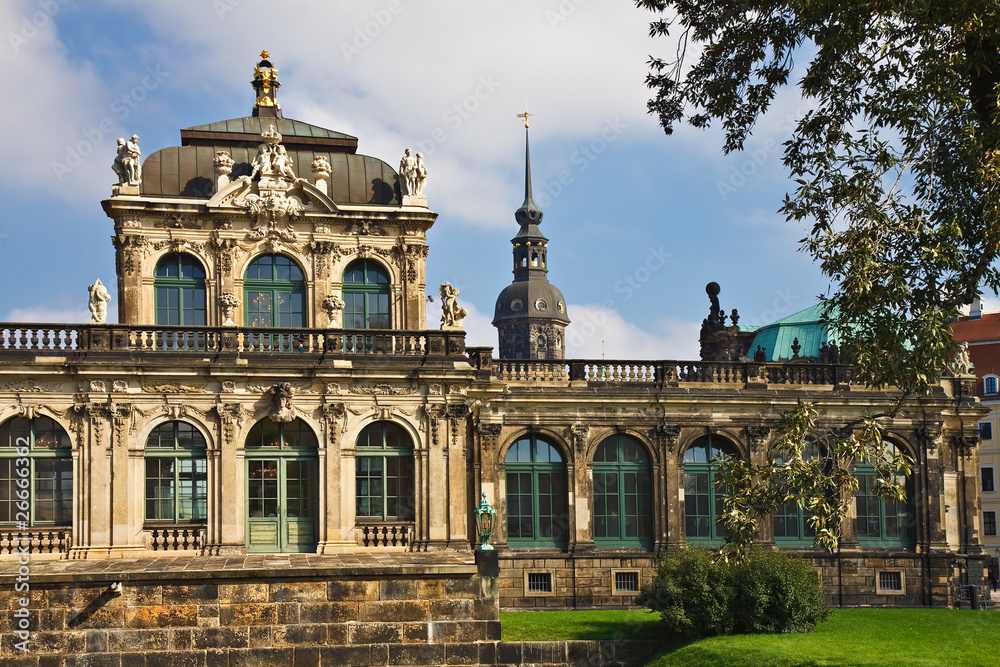 Detail des Zwinger in Dresden.