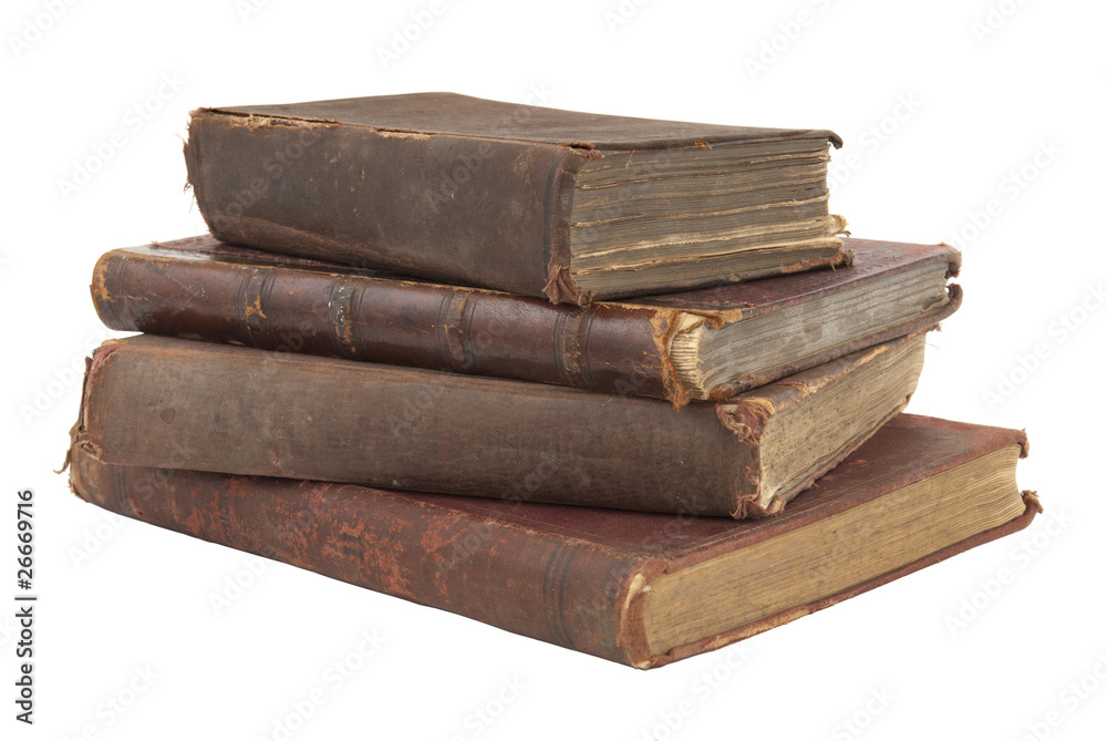 Fototapeta premium Pile of old books