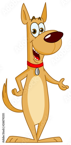 Friendly dog