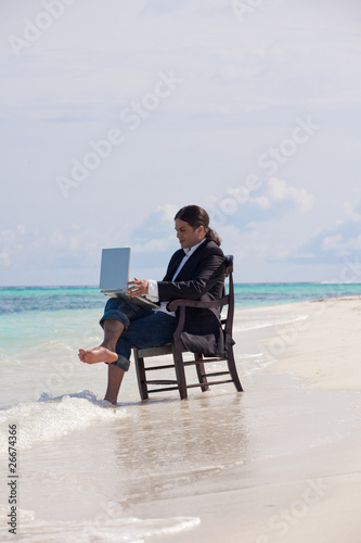 Tableau sur toile Work in Paradise