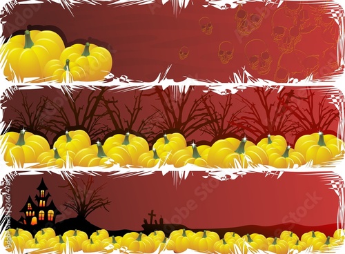 Halloween 3 Banner-Vector