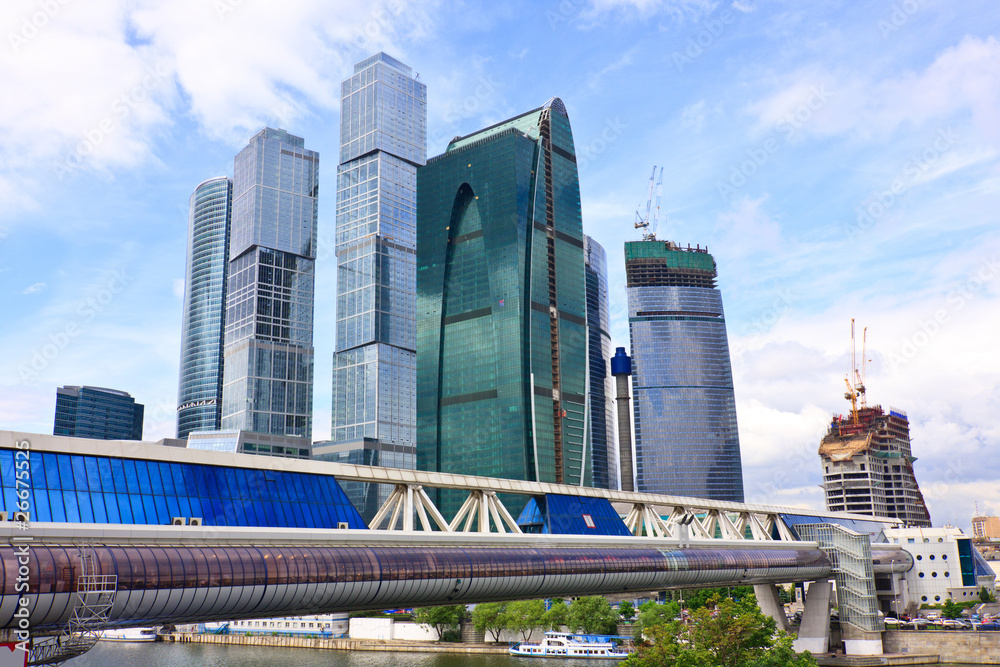 Fototapeta premium Skyscrapers in business center