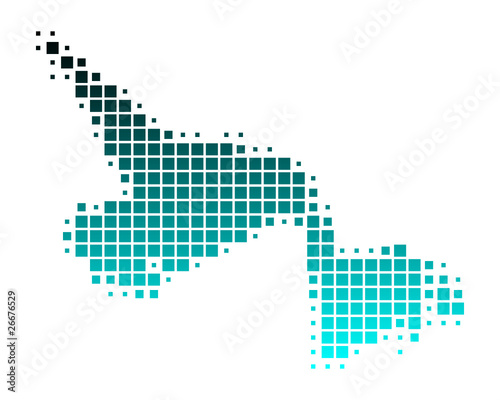 Karte von Newfoundland und Labrador