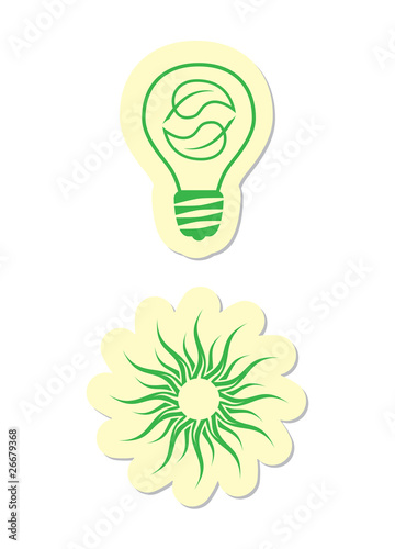 Bulb and Sun Icons