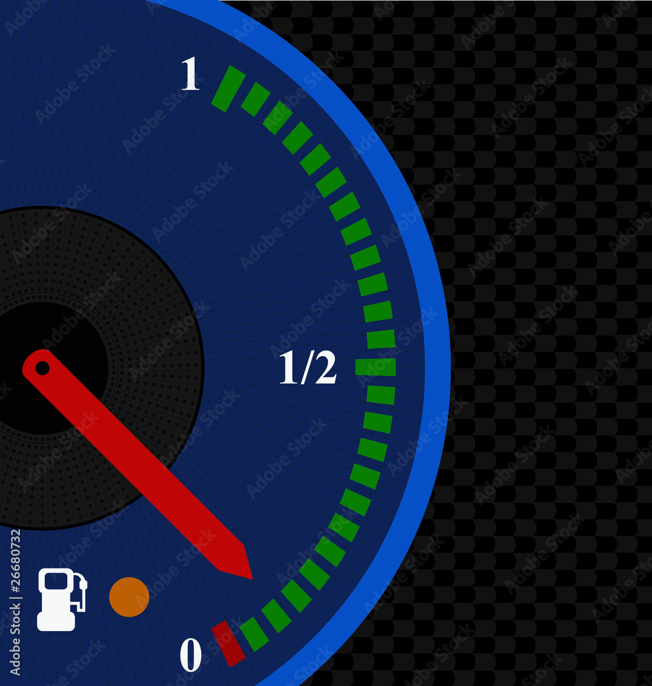 Naklejka premium gasolilna indicator
