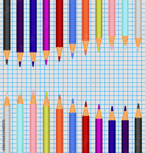 colored pencils