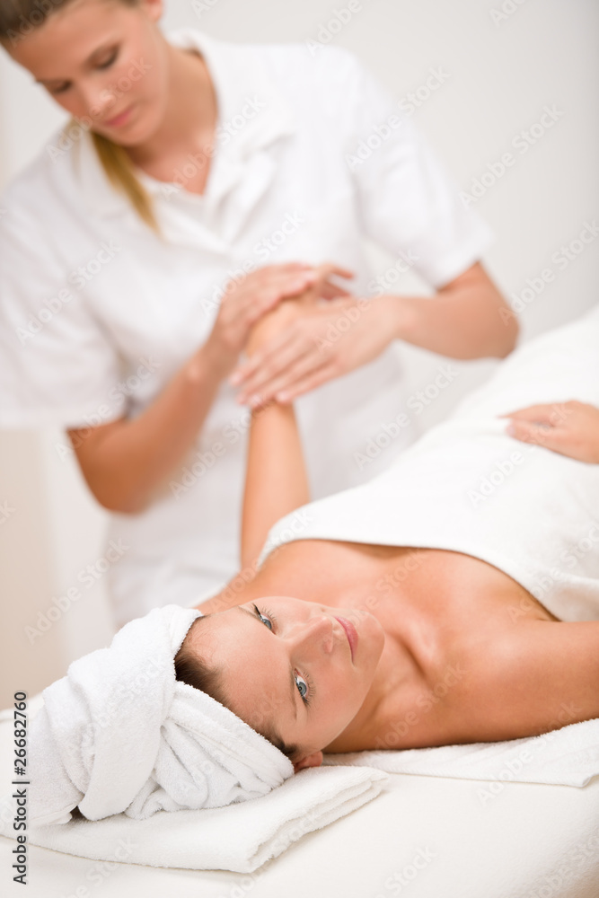 Body care - woman hand massage Body care - woman hand massage