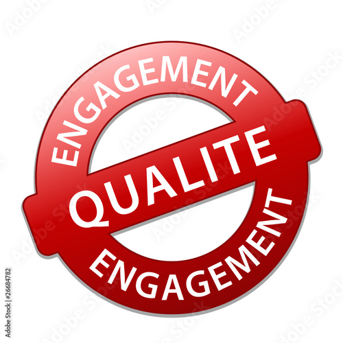 Tampon ENGAGEMENT QUALITE (qualité prix 100% garantie publicité)