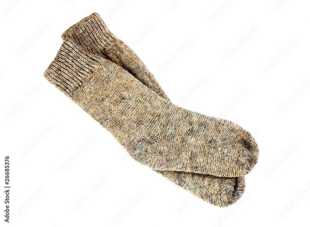 Fototapeta premium Woolen warm socks