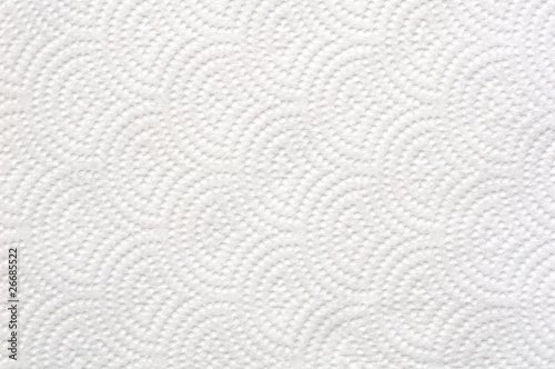 Texture of white tissue paper photo