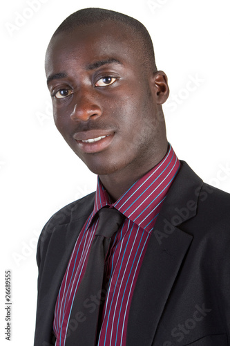 Young black businessman