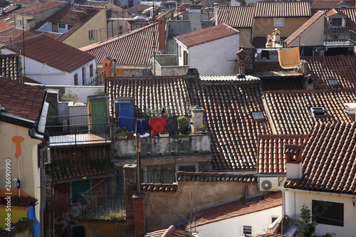 pirano slovenia tetti case