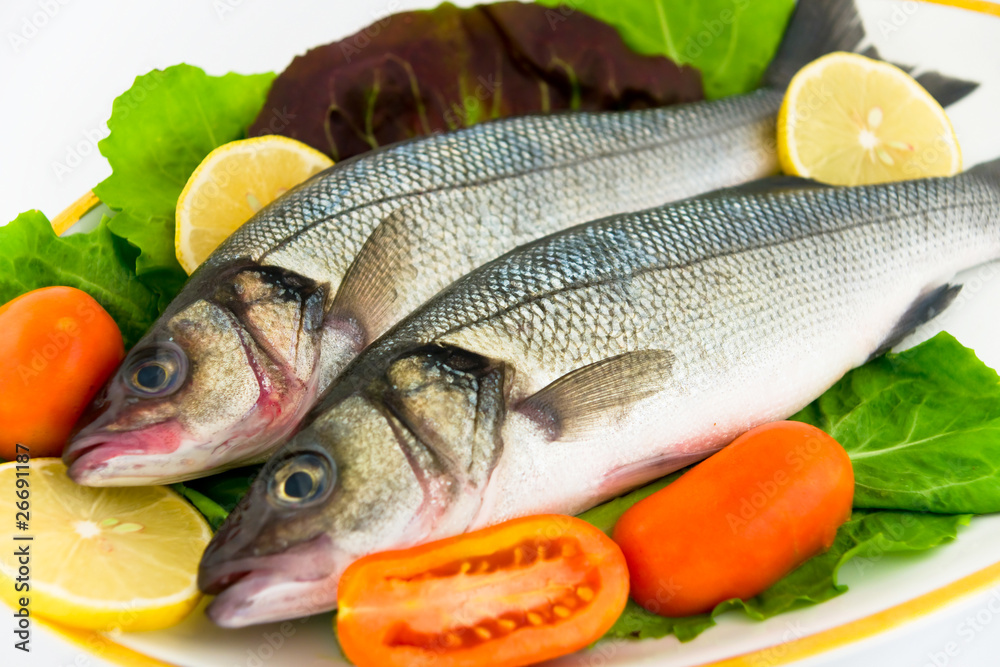 Fresh sea bass Fresh sea bass