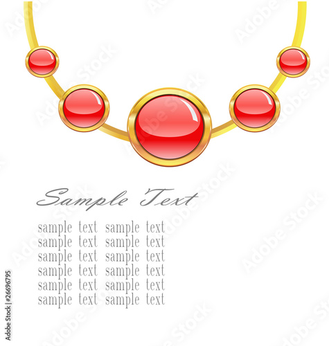 background with jewelery decorations