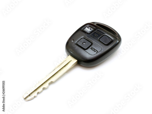 The key from the car with buttons