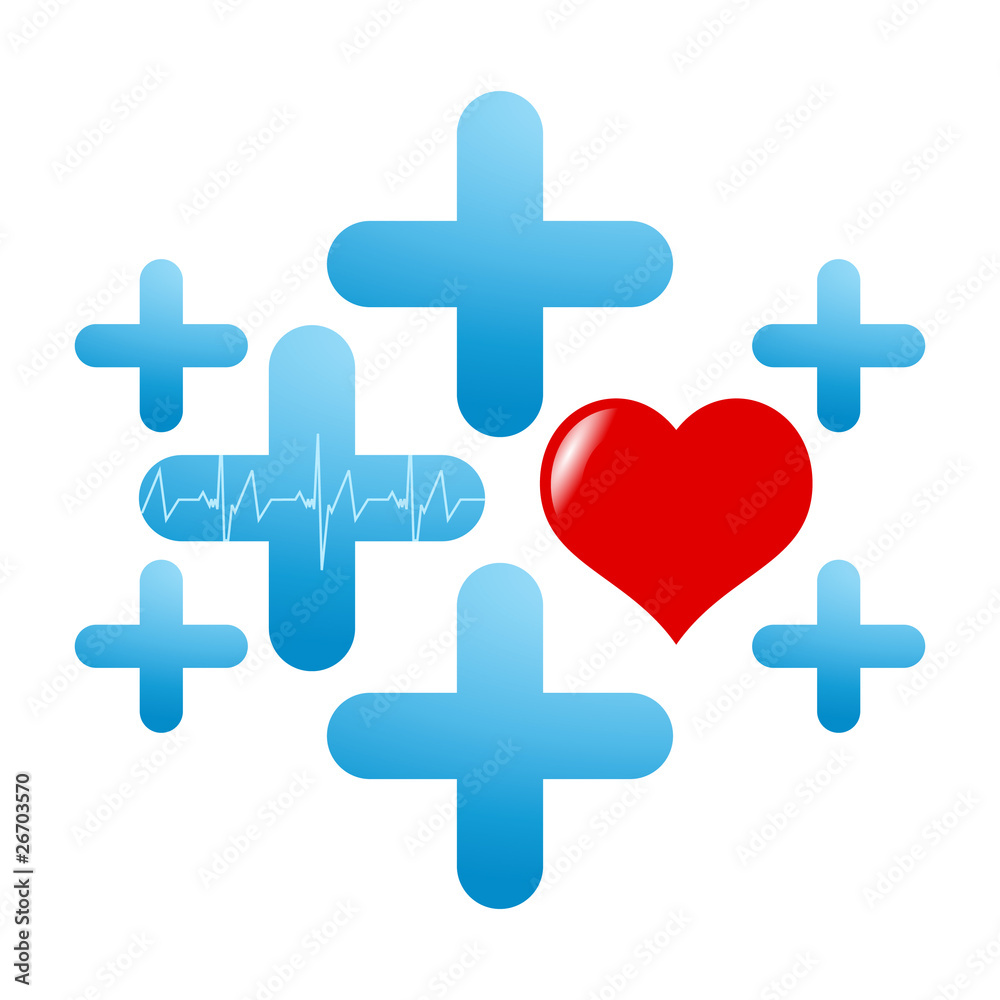 Obraz premium gesundes Herz