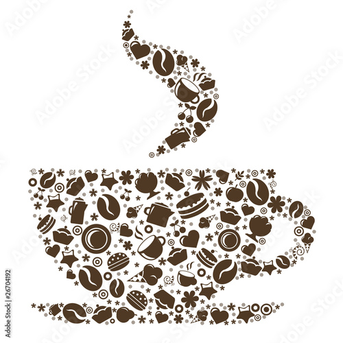 Abstract Cup Of Coffee