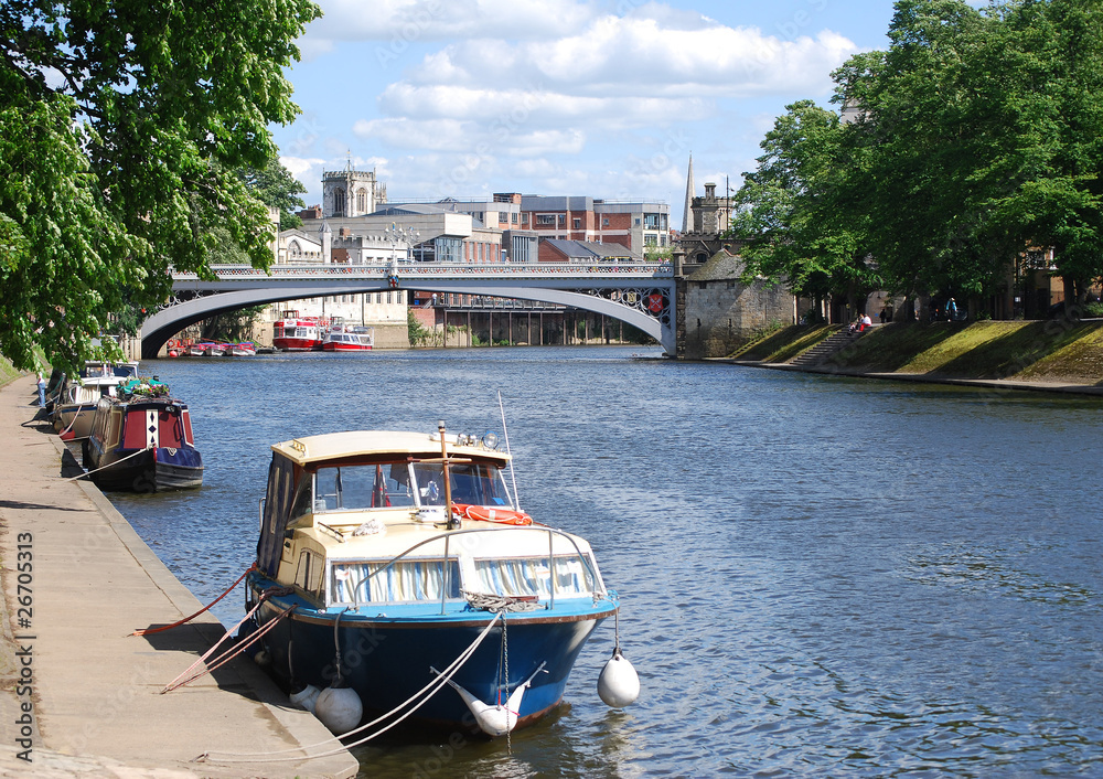 Naklejka premium Postcard view of York