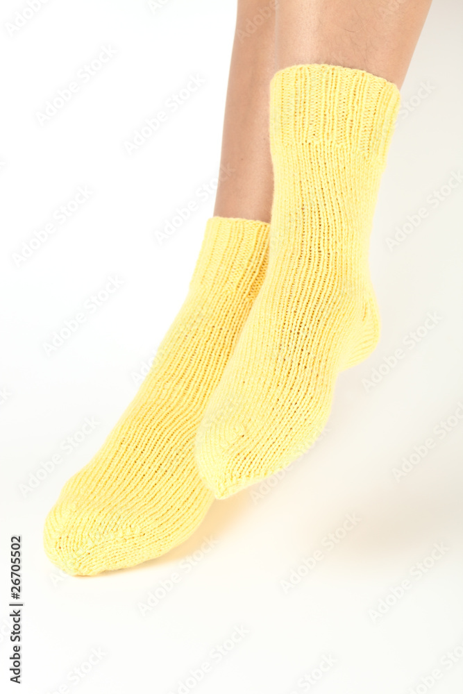 woollen socks.