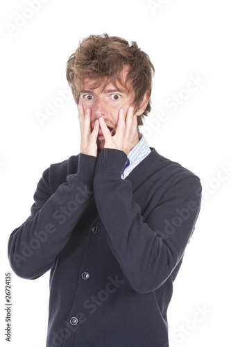 amazed boy