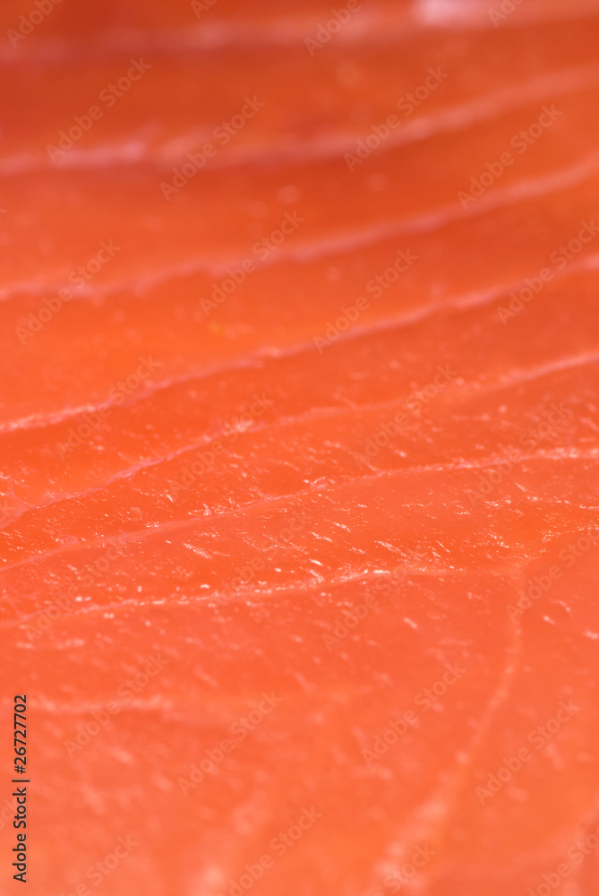 Smoked salmon texture