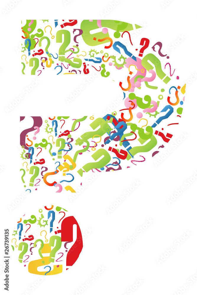 Obraz premium question mark