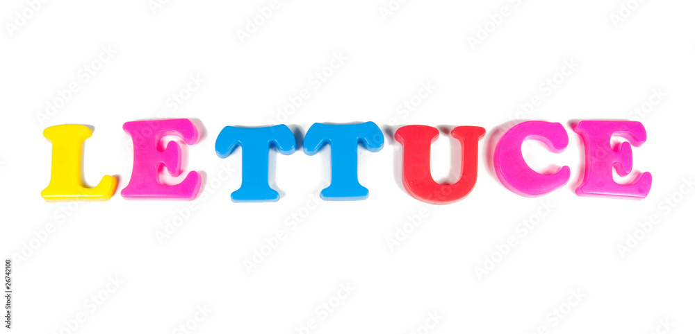 lettuce written in fridge magnets lettuce written in fridge magnets