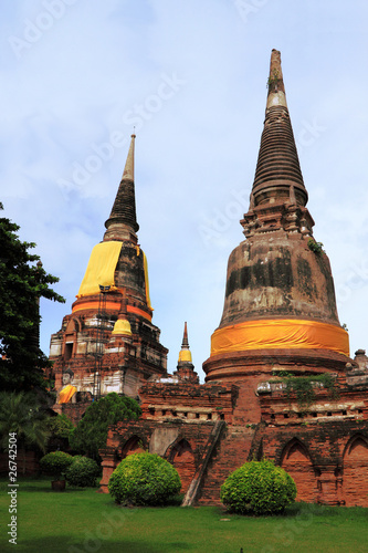 The pagoda in Thailand.