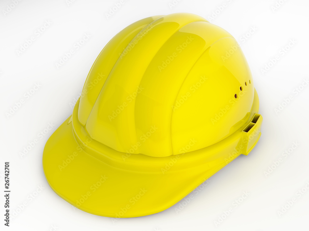 Fototapeta premium Bauhelm gelb