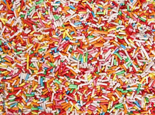 colored little candies background