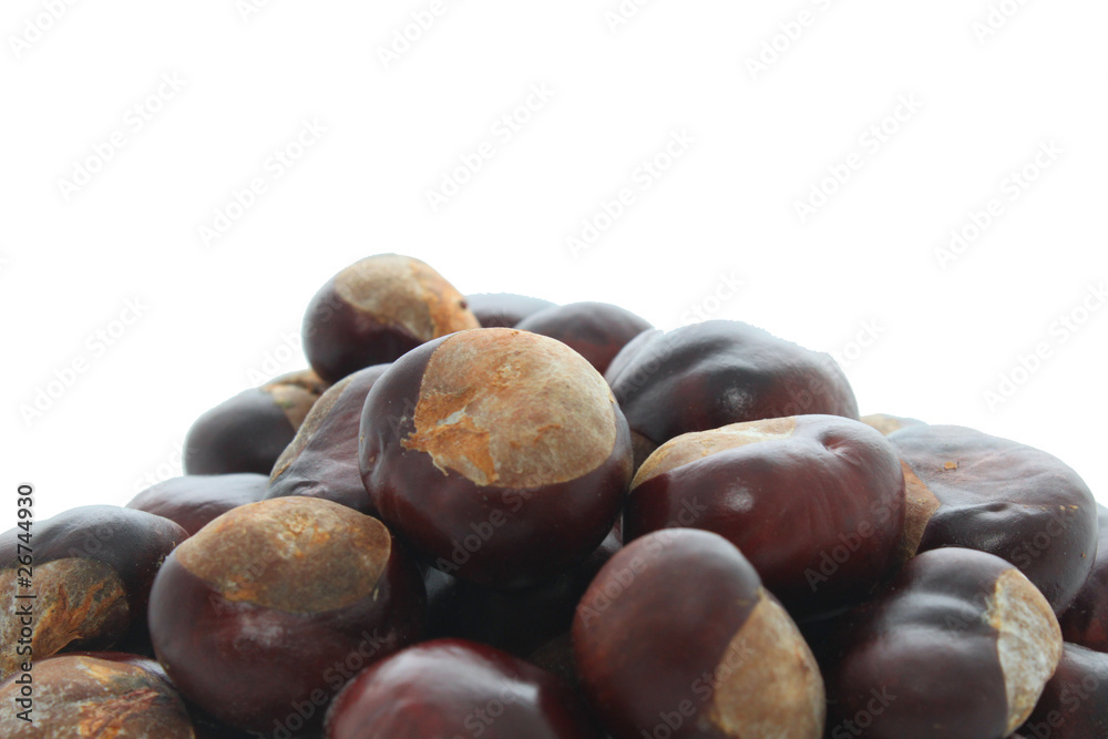 Obraz premium Tas de marrons