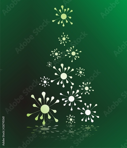 Christmas gold tree