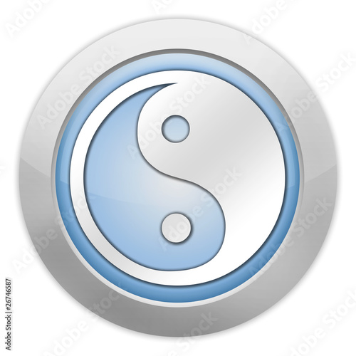Light Colored Icon "Yin and Yang"