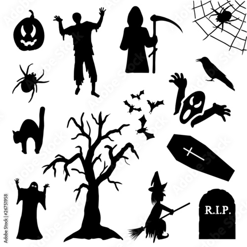 halloween symbol-sammlung I