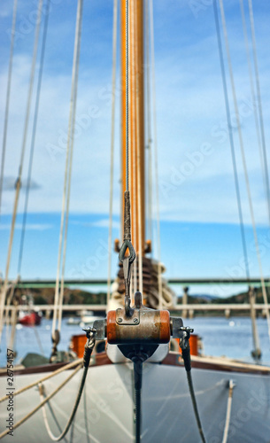 Sailboat bowsprit © Bert Folsom
