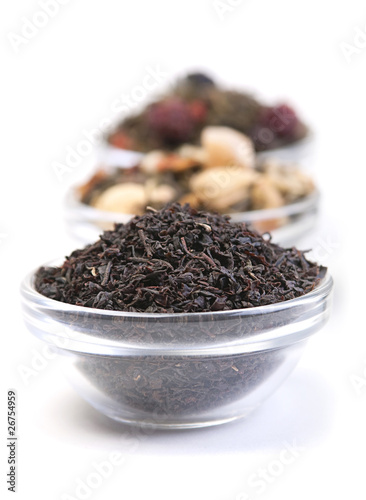 Tea herb in glass