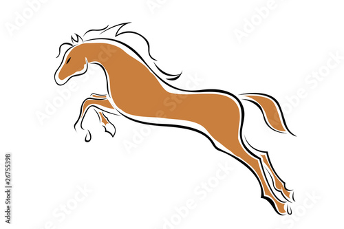 vector horse