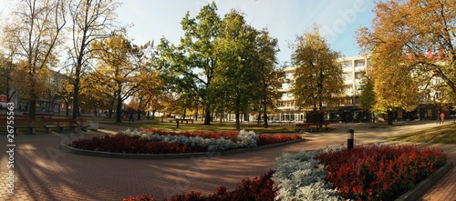 Obraz na płótnie City center w salonie