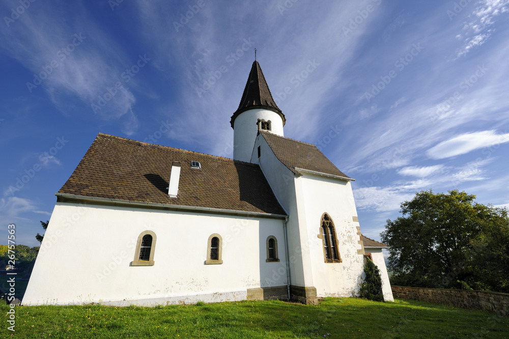 Chapelle du Kirchberg au sommet du village de Berg, Alsace