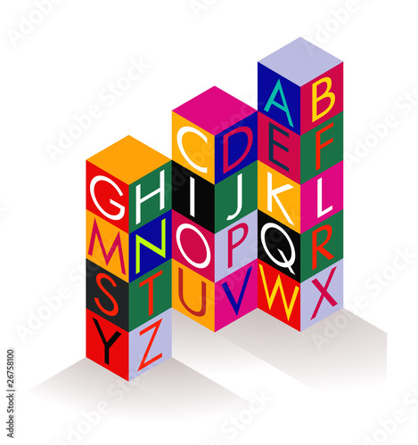 Alphabet stapeln