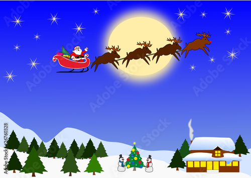 Weihnachtsgrußkarte