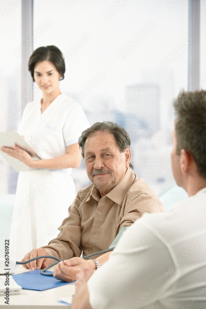 Older patient at consultation Older patient at consultation